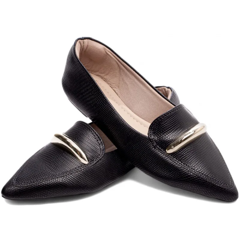 Sapatilha Sapato Mocassim Feminino Bico Fino Torricella