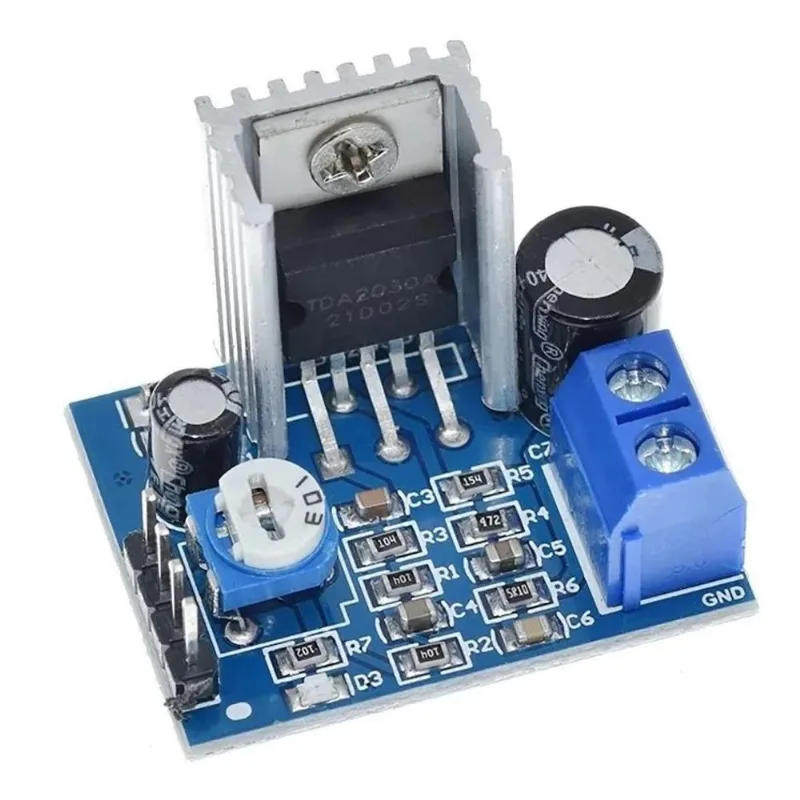 3x Módulo Mini Amplificador De Som Tda2030a Mono 1 Canal 18w