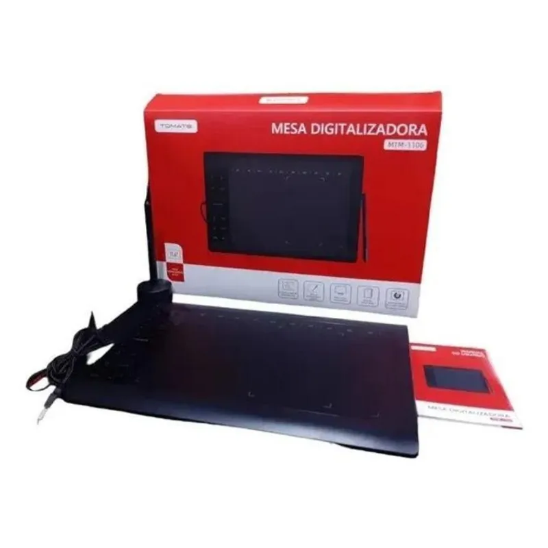 Mesa Digitalizadora 5080lpi 8192 Níveis Preto 360x210mm