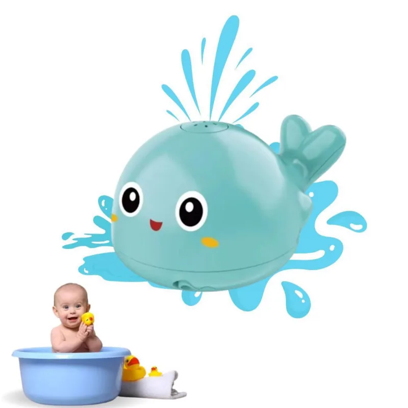 Baleia De Banho Infantil Com Chafariz E Luzes
