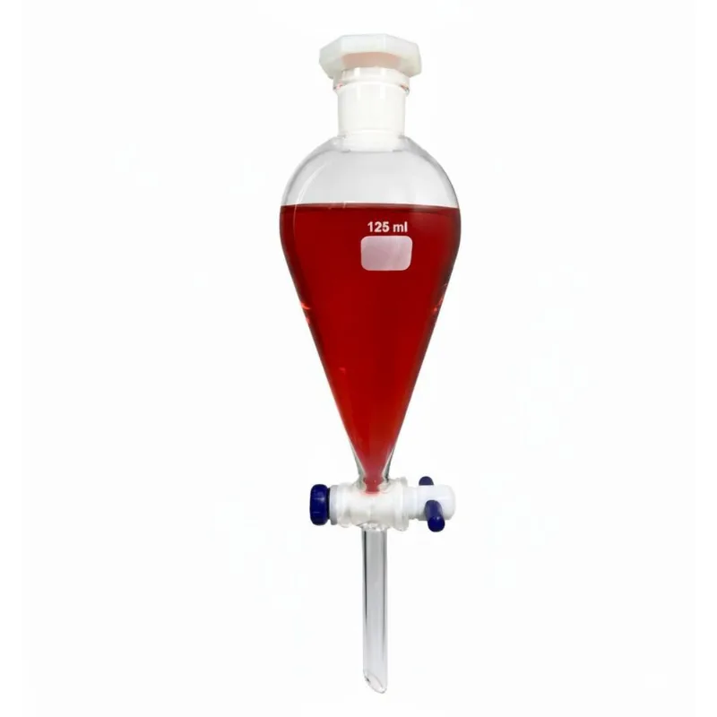 Funil Separacao Pera Torn Tefon E Rolha Poli 1000ml