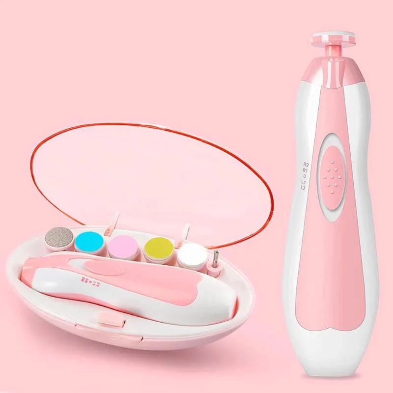 Lixador Elétrico Para Bebês Silencioso Com 6 Refis