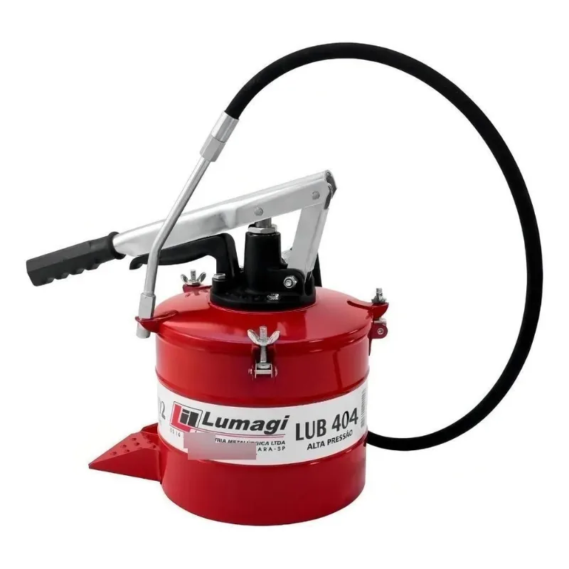 5x Bomba Graxa Engraxadeira Manual 4 Kg Alta Pressão Lub 404
