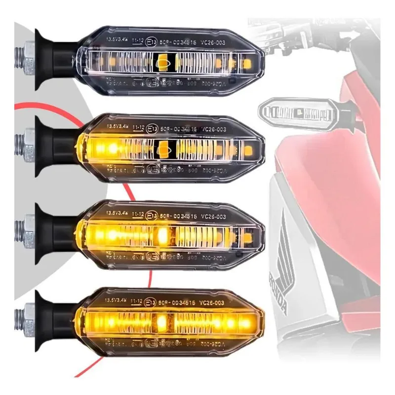 3x Kit 4 Piscas Seta Twister Titan Fan 125-150 Xre Cb 300 Br