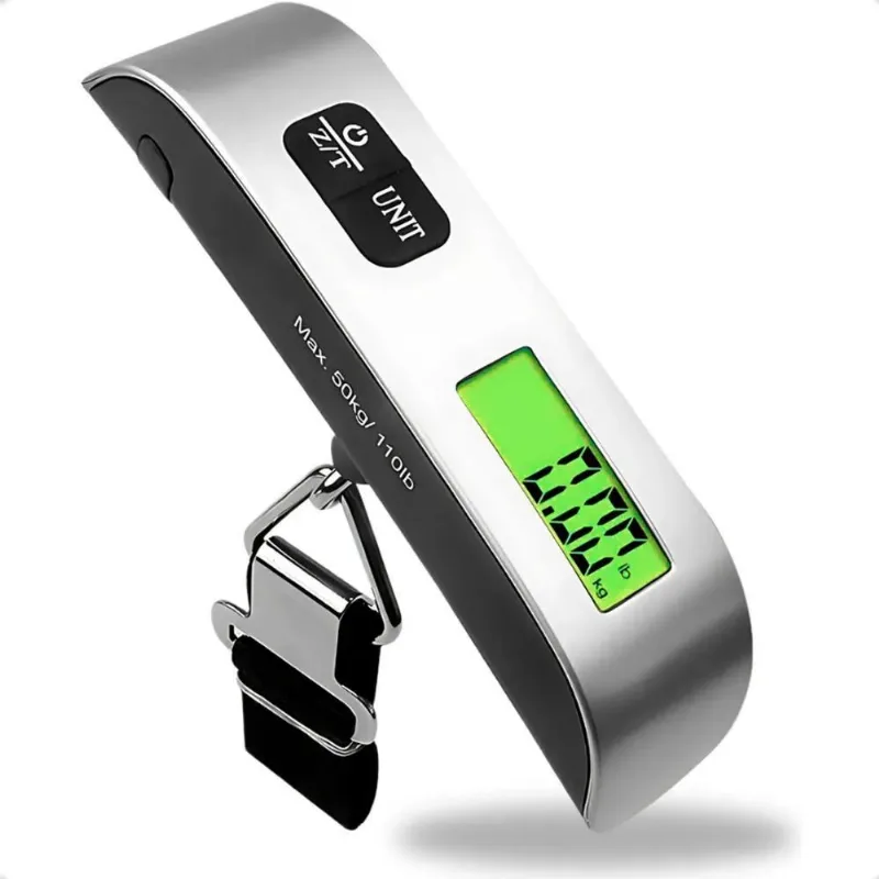 10x Balança Digital Portátil Até 50kg Mão Balança Com Trava
