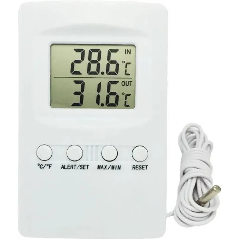 2x Termometro Temperatura Maxima E Minima In/out
