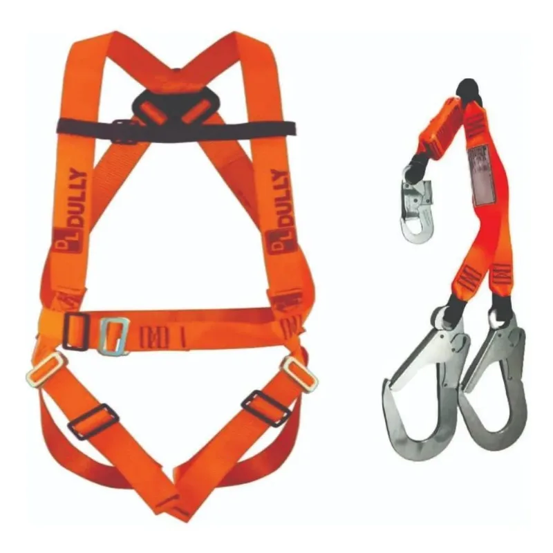 2x Cinto Paraquedista Dlt-012 + Talabarte De Segurança Duplo