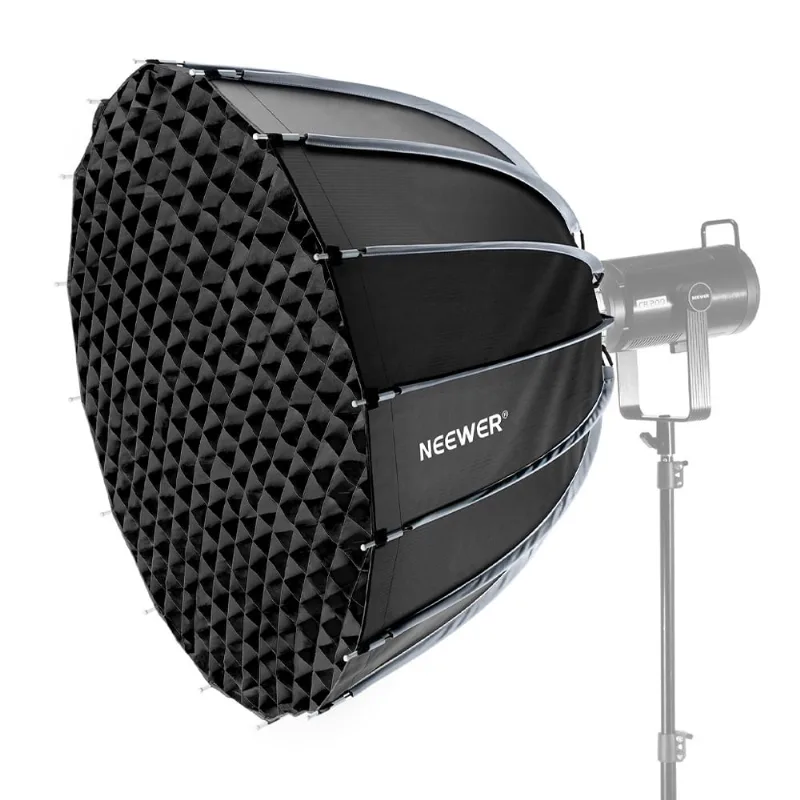 Softbox Parabólico Neewer 90cm Montagem Bowens Preto