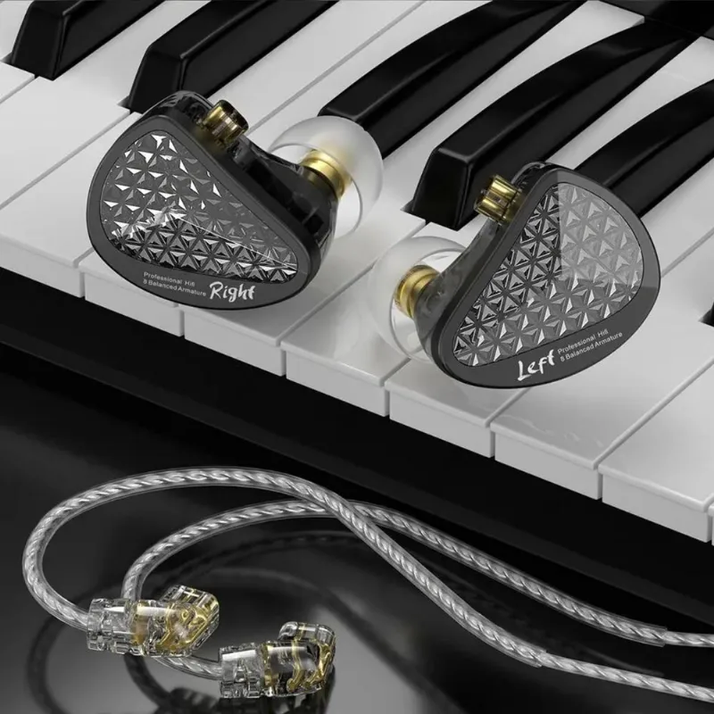 Fone In-ear Retorno Palco Mixagem Kz As16 Pro Sem Microfone