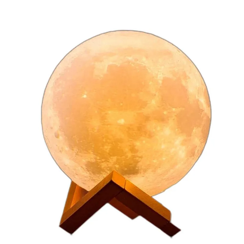 Luminária Abajur Umidificador Aromatizador Lua Cheia 3d