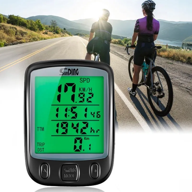 Velocímetro De Bike Digital Luz Noturna à Prova D'Água