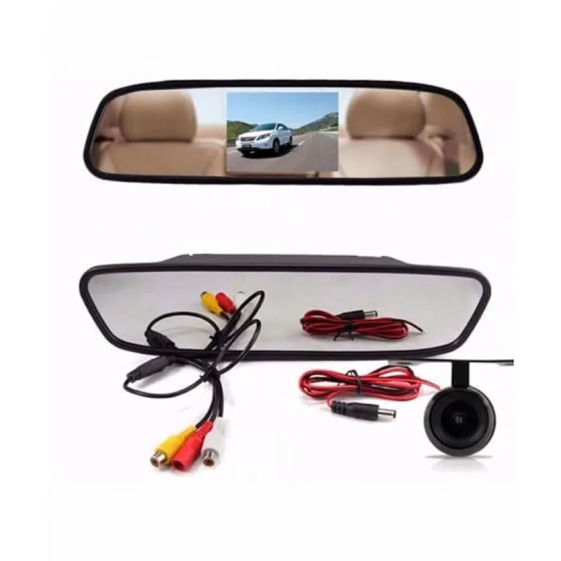 Retrovisor Lcd Com Câmera De Ré Com Infravermelho - Não Disponível - Automotivo