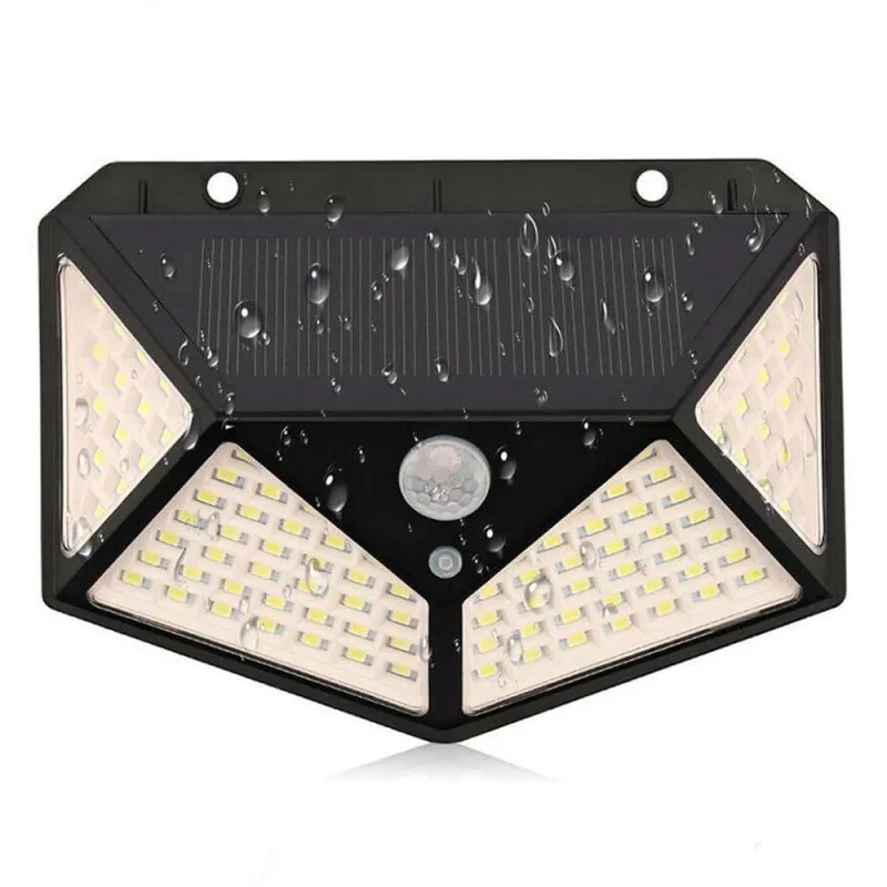 Luminária 100 Led Energia Solar 3 Modos Iluminação - OUTRAS - Casa E Construção
