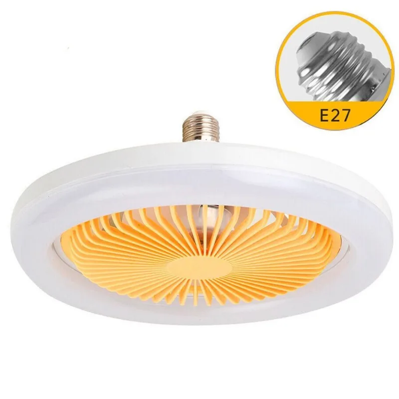 Iluminação Led Ventilador De Teto Controle De Temperatura