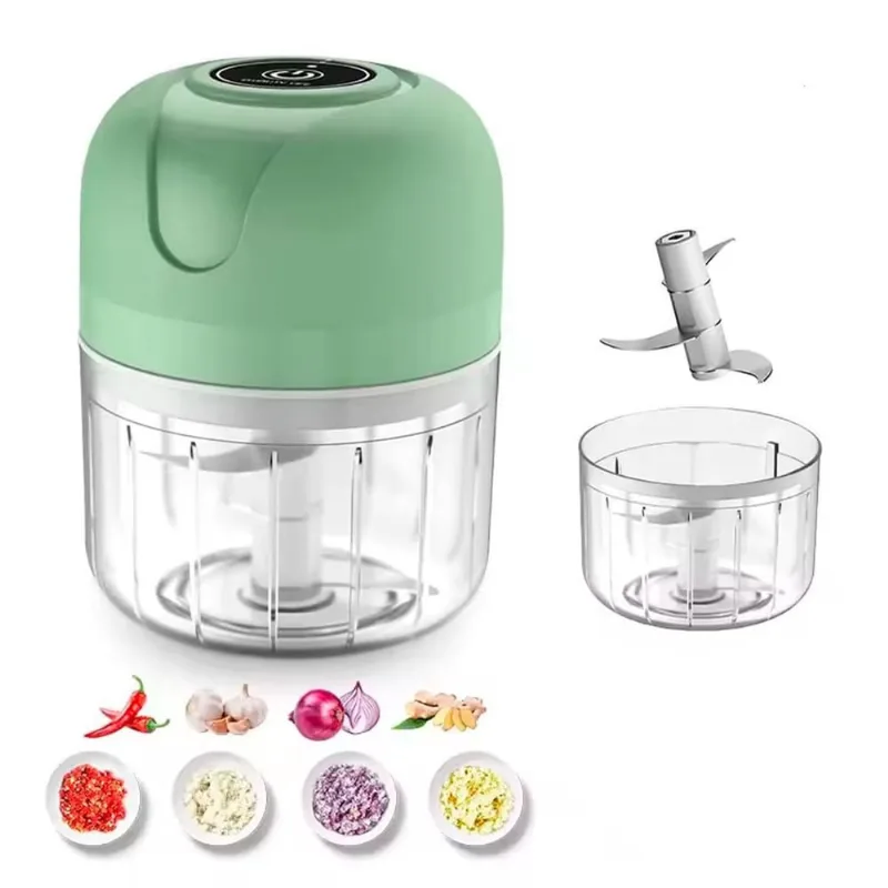 Cortador Legumes Mini Elétrico Facilita Preparos Na Cozinha