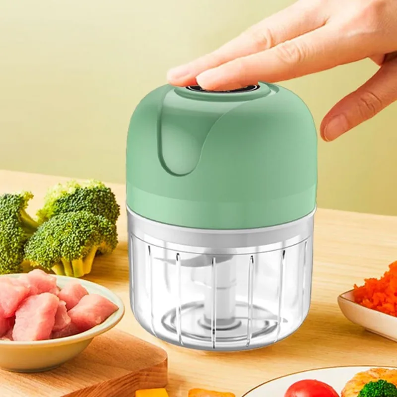 Cortador Legumes Mini Elétrico Facilita Preparos Na Cozinha
