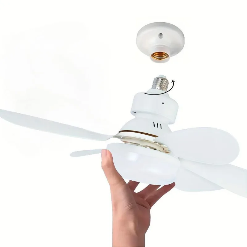 Ventilador Teto Silencioso 6 Pás Controle Bivolt E Lâmpada