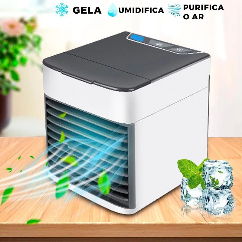 Mini Ar Condicionado Usb Portátil Ventilador Qualidade