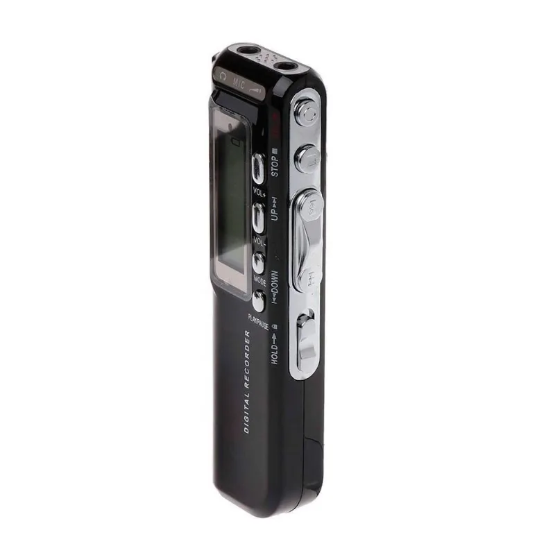 Gravador Voz Digital Microfone Portátil Gravação Áudio