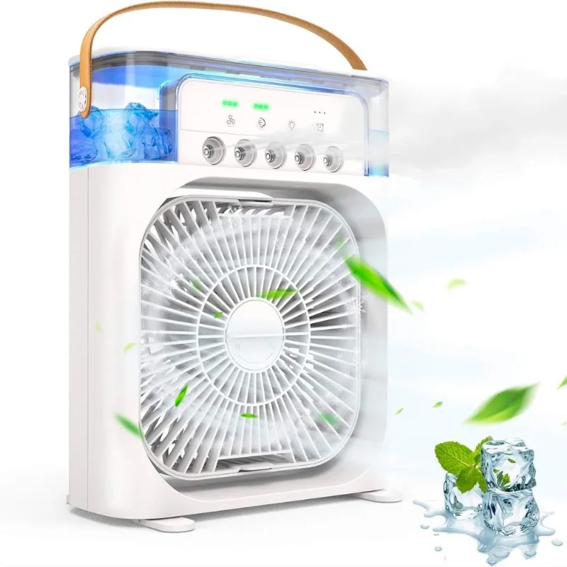 Mini Ventilador Usb Com Reservatório Para Umidificar O Ar