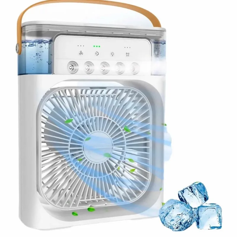 Mini Ventilador Portátil Usb Silencioso Para Umidificar O Ar