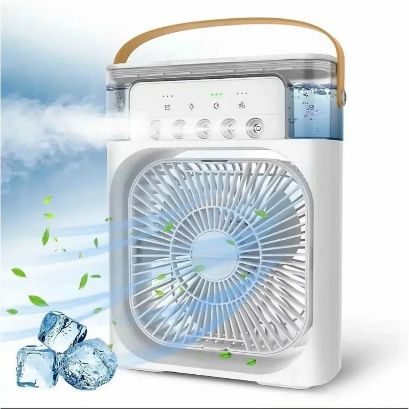 Mini Ventilador Portátil Usb Silencioso Para Umidificar O Ar