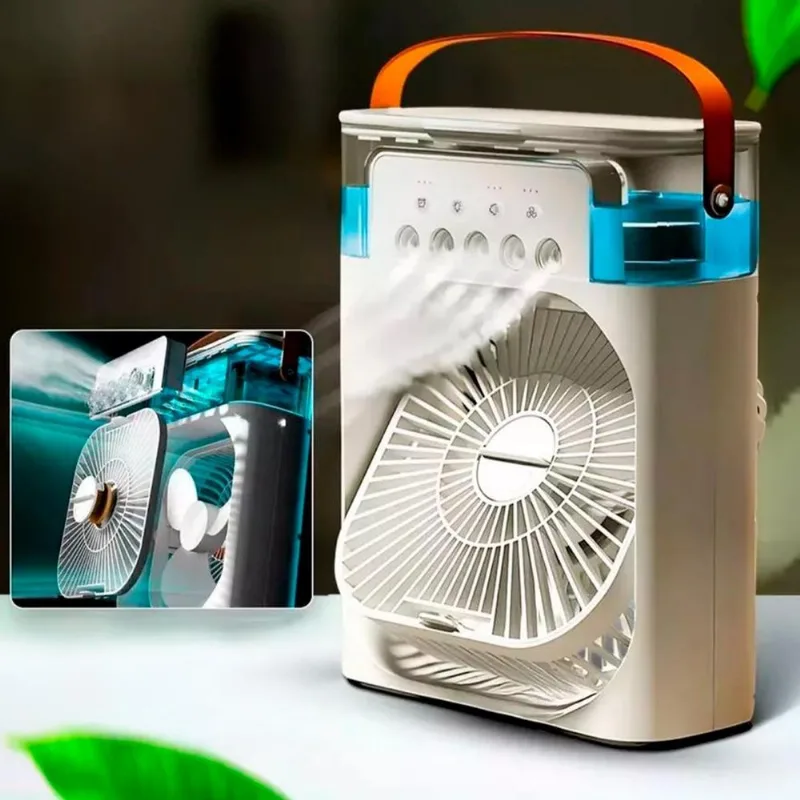 Mini Ventilador Portátil Usb Silencioso Para Umidificar O Ar