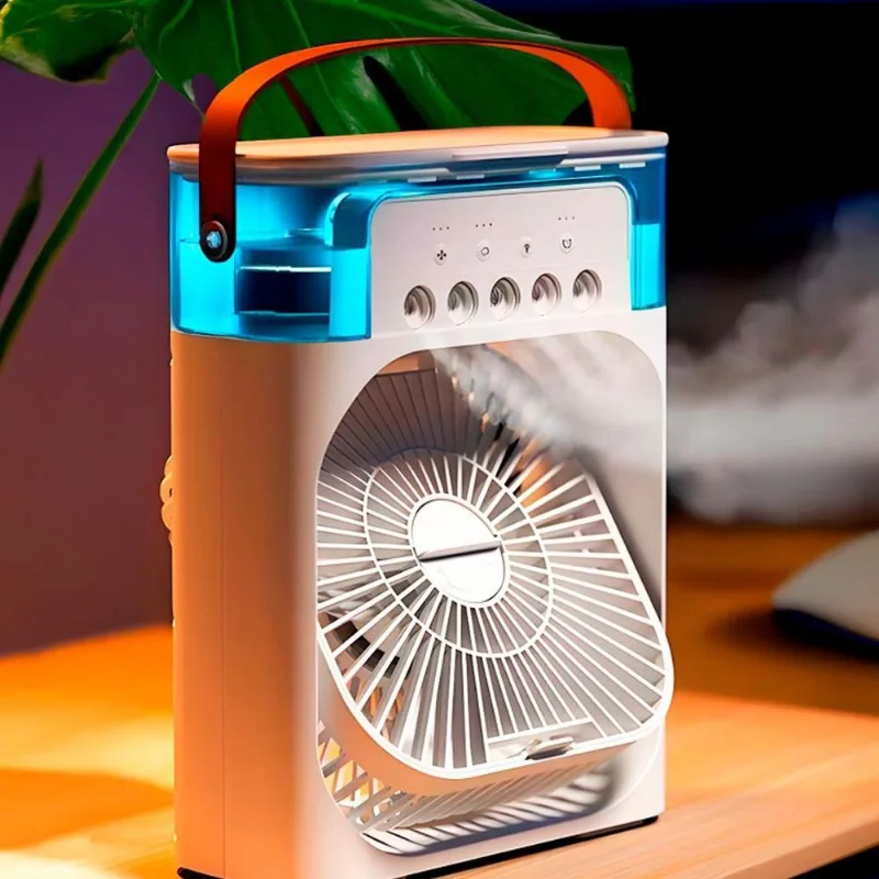 Mini Ventilador Usb Com Reservatório Para Umidificar O Ar