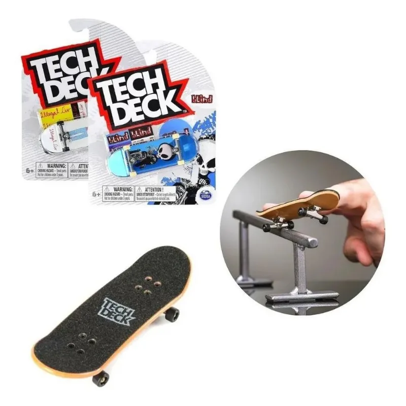 2x Skate De Dedo Variado 10cm Santa Cruz Fabiana Delfino 289