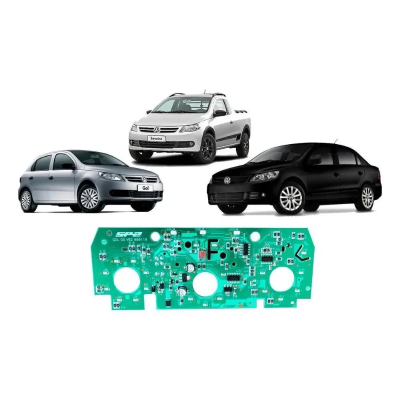 2x Placa Controle Ar Condicionado Gol Saveiro Voyage Gv G5