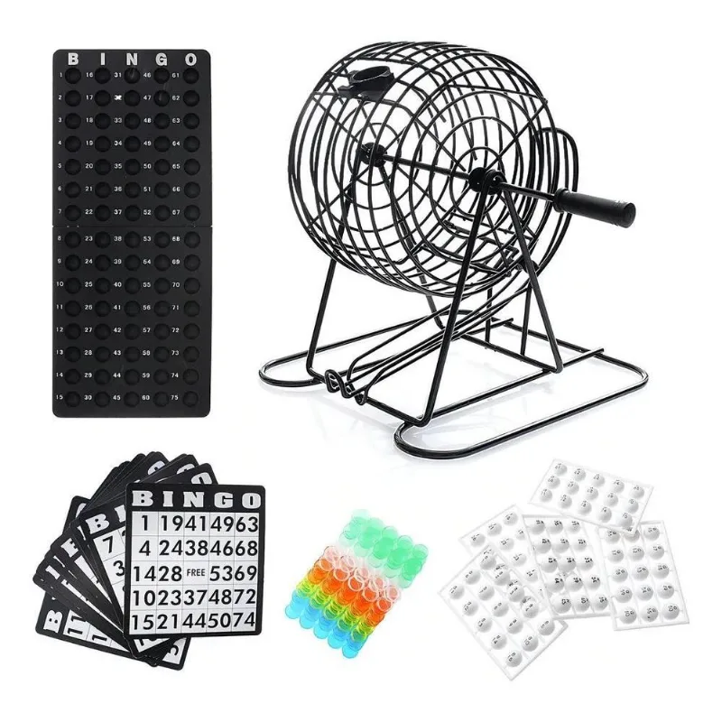 3x Jogo De Bingo Completo Metal Javick