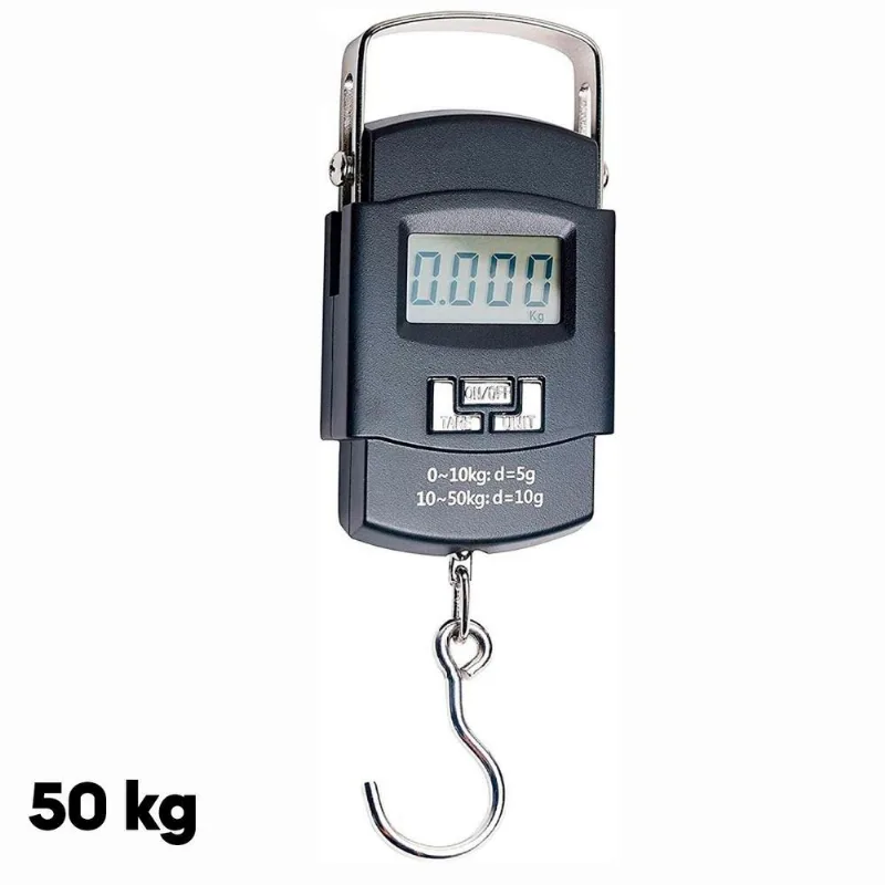 Balança De Mão Digital Até 50kg Para Pesca E Frutas