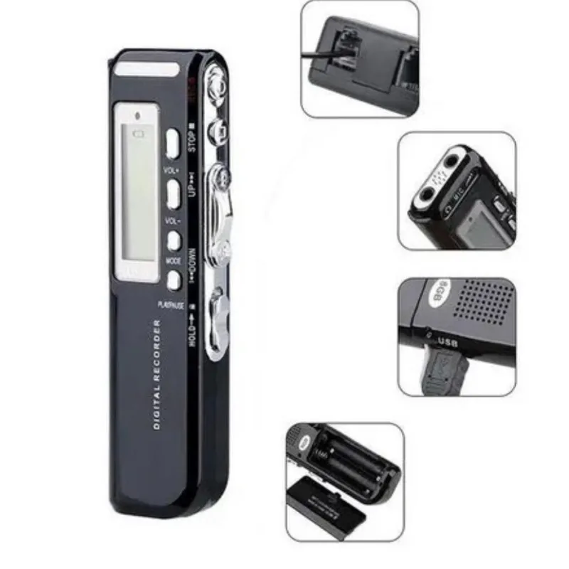 Gravador De Voz Mini Profissional Digital Tomate Mt556