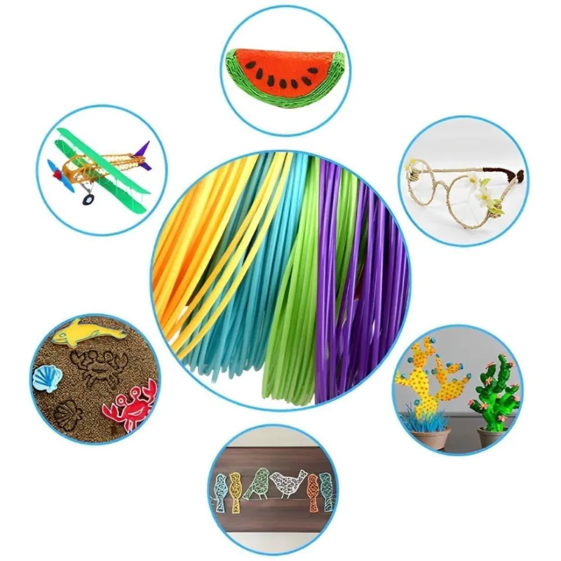 Caneta 3D Impressora Infantil E Kids Com Filamentos