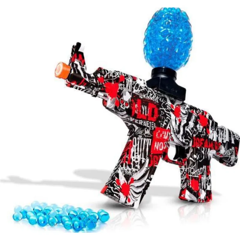 Brinquedo Automático Lançamento De Bolinhas De Gel E Óculos