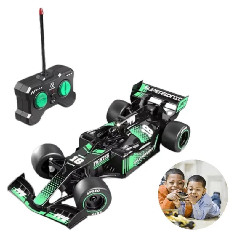 Carro F1 Controle Remoto Solta Fumaça E Luzes Led