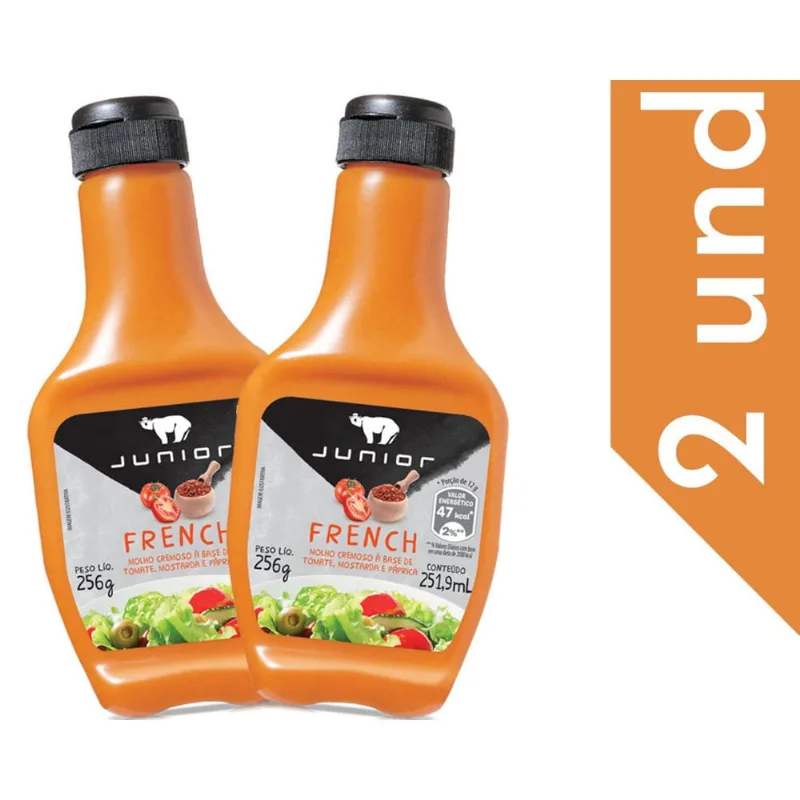 Molho Para Salada French Junior 251Ml - 2 Un