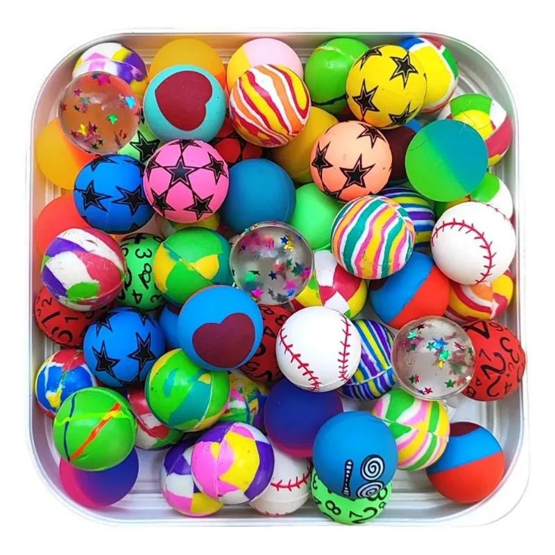 3x Pacote Com 50 Bolinhas Pula Pula 27mm Premium Mix