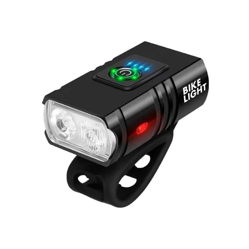 Farol De Bike T6 Led Usb Compacto Recarregável