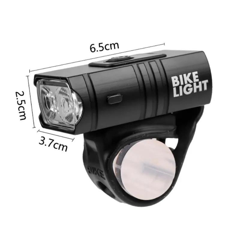 Farol Bike 3 Leds T6 Com Medidor Digital