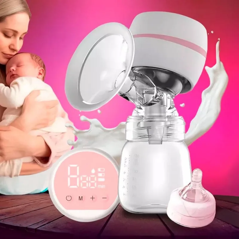 Tira Leite Elétrico Digital Bomba Materno 180Ml Usb Silicone