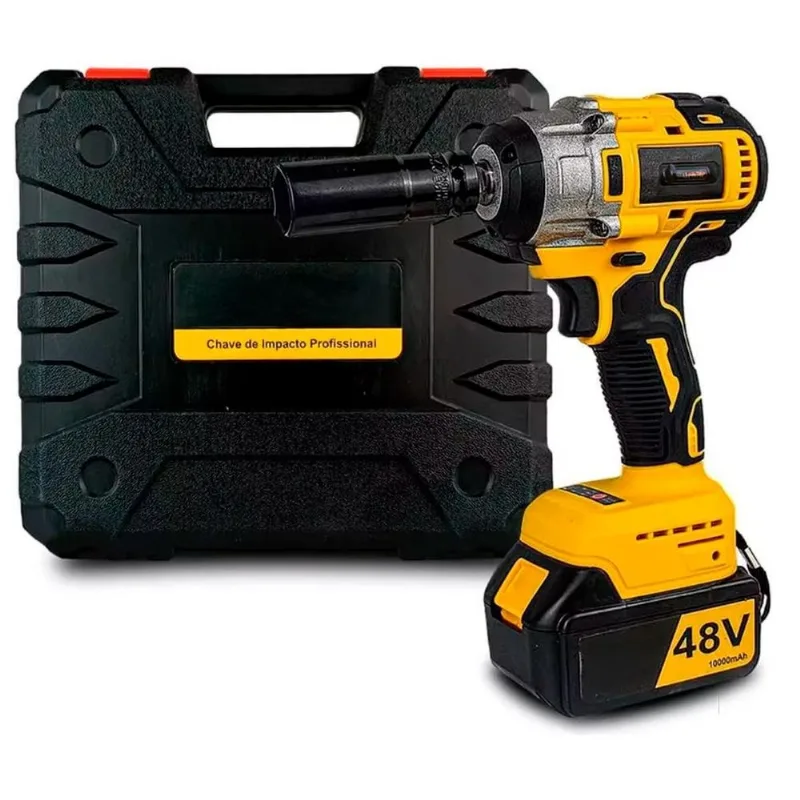 Chave De Impacto E Furadeira Profissional Mandril E Soquetes