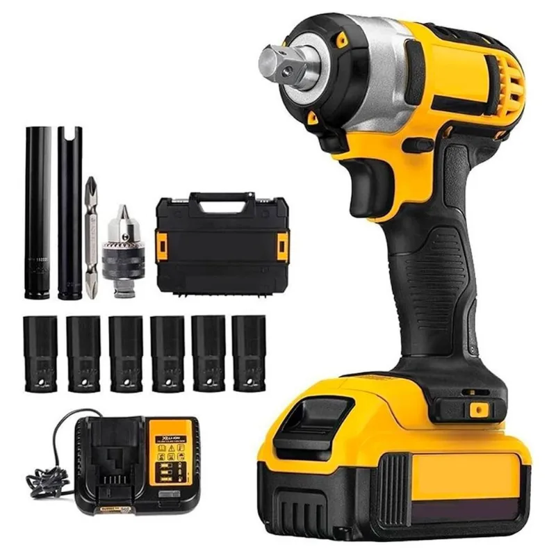 Kit Chave Impacto E Furadeira Elétrica Automotivo