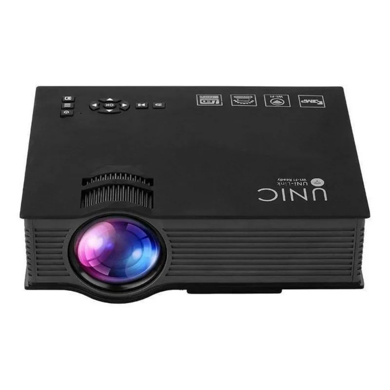 Projetor Mini Uc68 Unic Wifi 1800 Lumens Hdmi Portátil