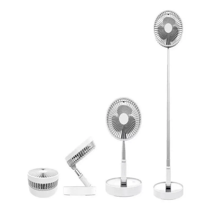 Ventilador Dobrável Portátil Silencioso Usb Branco