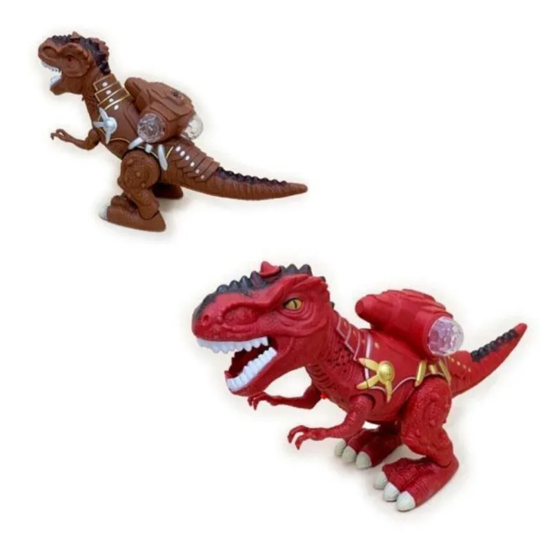 Brinquedo Dinossauro T-Rex Projetor Luz E Movimento: Solta