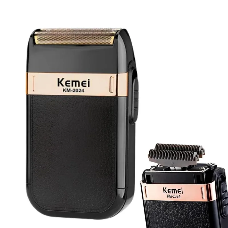 Aparelho Barbear Kemei Km2024 - Recarregável E Profissional