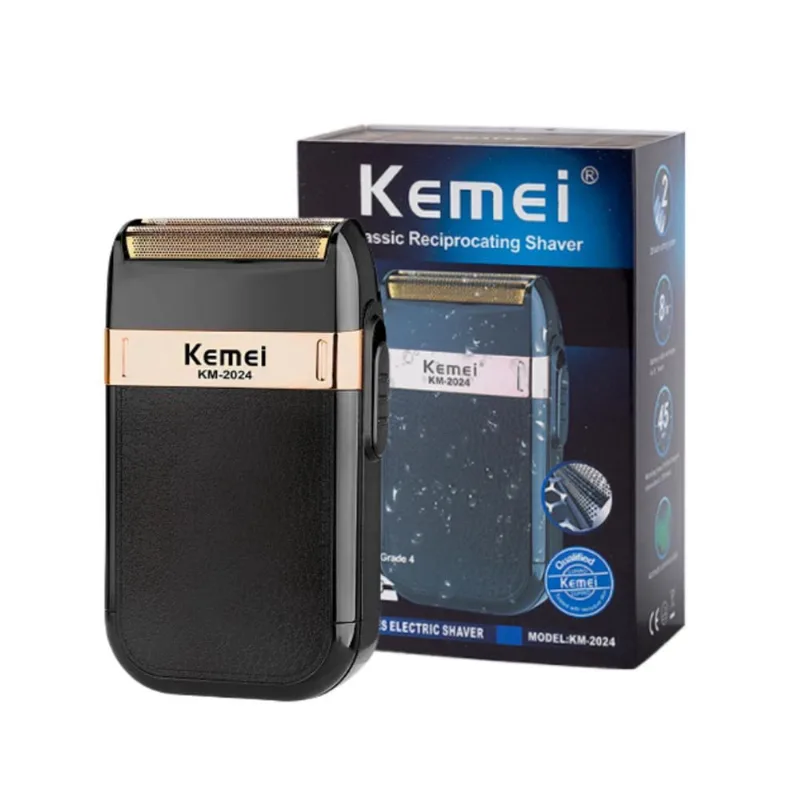 Aparelho De Barbear Kemei Km2024 - Profissional E Elétrico