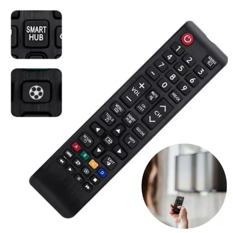 Controle Universal Tv Smart Samsung Tecla Futebol