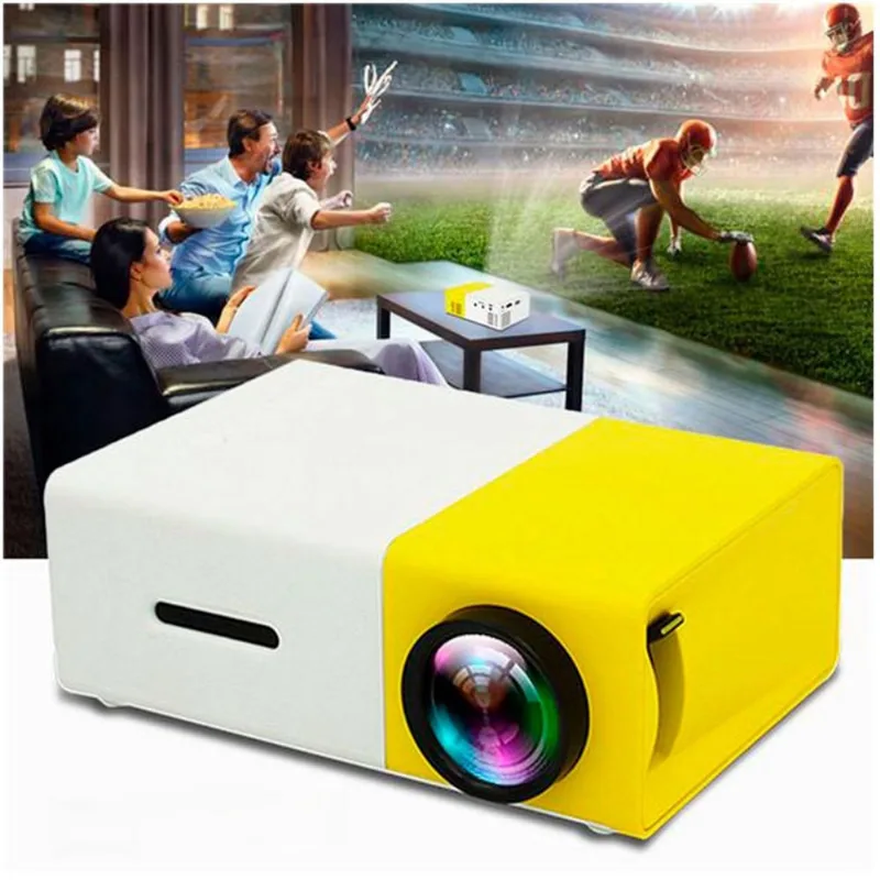 Yg 300 Mini Projetor Led Portátil Hd 1080P Cinema